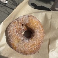 apple cinnamon donut  at Dynamo Donut & Coffee in San Francisco