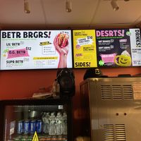 Menu at Jerrell's Betr Brgr in New York City