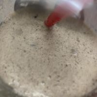 Cookies and cream oatmilk shake at Jerrell's Betr Brgr in New York City