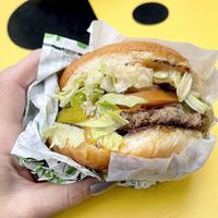 Vegan burger  at Jerrell's Betr Brgr in New York City