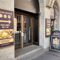 Entrance at Kitchen Republic in Basel
