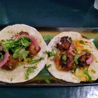 Tacos aux Pork bites de chez 'Gardein' at B.Better in Paris