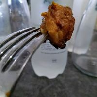 Ces Pork bites (bouchées façon 'porc') sont vraiment bluffantes : croustillantes à souhait (panées à la friteuse) et fondantes à l'intérieures at B.Better in Paris