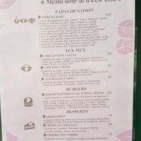 Menu evening and weekends  at B.Better in Paris