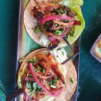 Wild mushroom tacos at B.Better in Paris