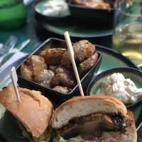 portobello burger  at B.Better in Paris