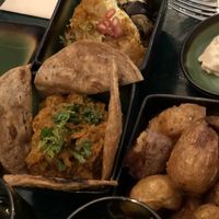 Guacamole and eggplant   at B.Better in Paris