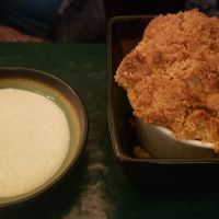Apple crumble at B.Better in Paris