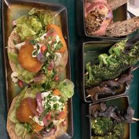 Tacos, Hummus, Vegetables  at B.Better in Paris