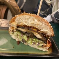 Portobello burger  at B.Better in Paris