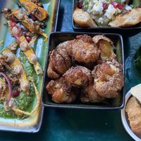 Potato and carrot tapas were a favourite  at B.Better in Paris