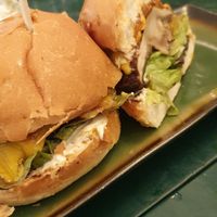 1/2 burger portobello excellent at B.Better in Paris