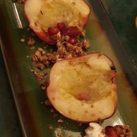 Dessert pêche au BBQ trop bon at B.Better in Paris