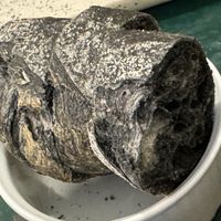 Charcoal bread   at B.Better in Paris