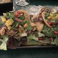 Delicious mushroom tacos  at B.Better in Paris