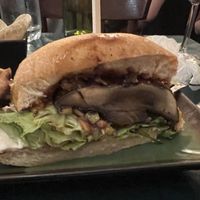 The portobello burger  at B.Better in Paris