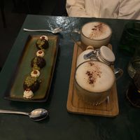 The dessert was a little chocolate tarte with passionfruit really really tasty!  at B.Better in Paris