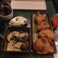 Shiitakés au whisky / Beignets de pleurotes at B.Better in Paris