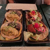 Tex Mex Quesadillas and No-Chicken Tacos at B.Better in Paris