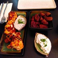 Dark beignets at B.Better in Paris