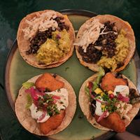 QUESADILLAS & GUAC and NO-CHICKEN TACOS at B.Better in Paris