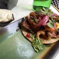 Mushroom taco  at B.Better in Paris