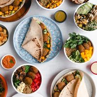 Bowls y Sánduches La Lleva Falafel Bar at La Lleva in Bogota