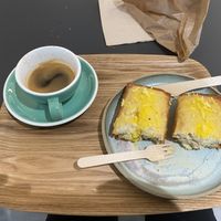 Croque Monsieur et le café  at Land & Monkeys - Turenne in Paris