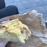 Vegan quiche lorraine, amazing  at Land & Monkeys - Turenne in Paris