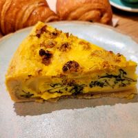 Kale Quiche at Land & Monkeys - Turenne in Paris