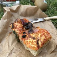 Foccacia  at Land & Monkeys - Turenne in Paris