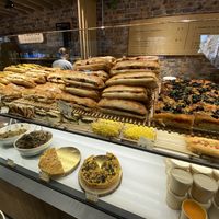 Lunch - sandwiches, quiches, focaccia, salads.   at Land & Monkeys - Turenne in Paris