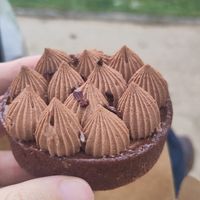 Chocolate tartelette at Land & Monkeys - Turenne in Paris