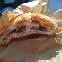 Pain au chocolat (good but nothing special imo) at Land & Monkeys - Turenne in Paris