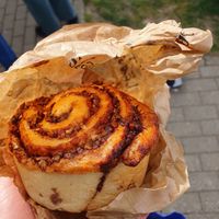 Babka roll (very nutty but also not too sweet) at Land & Monkeys - Turenne in Paris