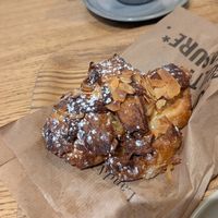 Almond croissant/pastry at Land & Monkeys - Turenne in Paris