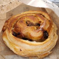 Pain aux raisins (lovely) at Land & Monkeys - Turenne in Paris