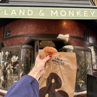 Beignet! 🍫🌰✨  at Land & Monkeys - Turenne in Paris