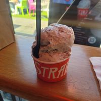 Freckled mint chocolate chip at Salt & Straw in San Diego