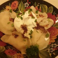 Vegan Wareniki at Aljonuschka in Dresden