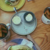 Excelent chickpea burgers! The best place to eat vegan or vegetarian food in Faial island. 👌  at Ah! Boca Santa in Faial