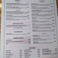 Vegan menu at Cafe Africa in Amersham