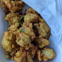 Vegetable pakoda - delicious and big portion!! at Thumka Indian Express in Algonquin