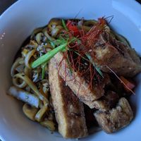 Noodle Bowl with Tofu at Koi in Calgary