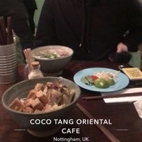 Food at Coco Tang in Nottingham