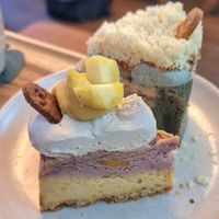 Sweet potato cheesecake at Duduri Dupang in Seoul