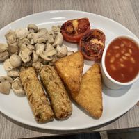 Full English  at Old Barn Nurseries Cafe in Horsham