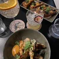 eggplant & okonomiyaki  at Harry Burns in Mount Buller