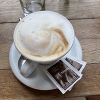 Soy cappuchino   at Pasticceria Mastai in Chiavenna