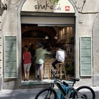 The outside   at Shake Café in Florence